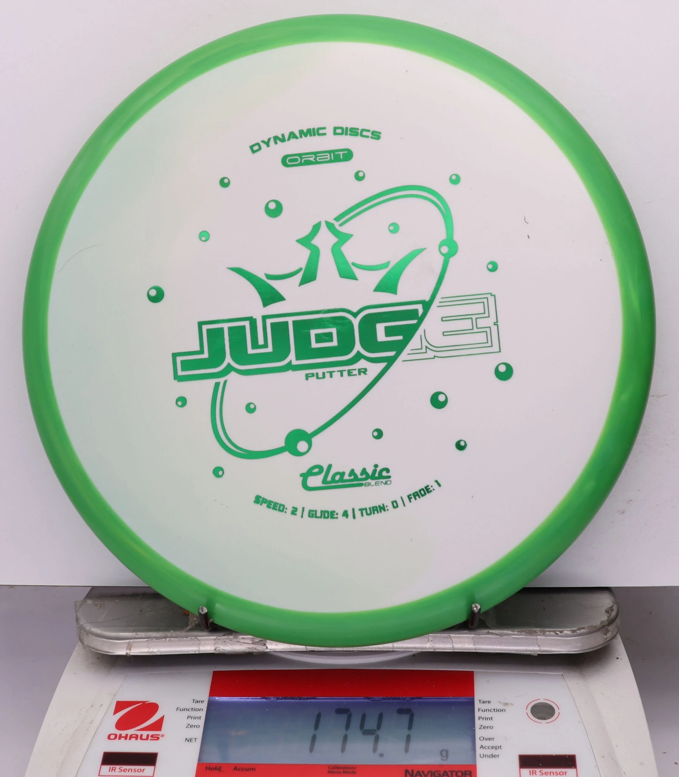 1213128 Classic Blend Orbit Judge - #475 Green-White, 175