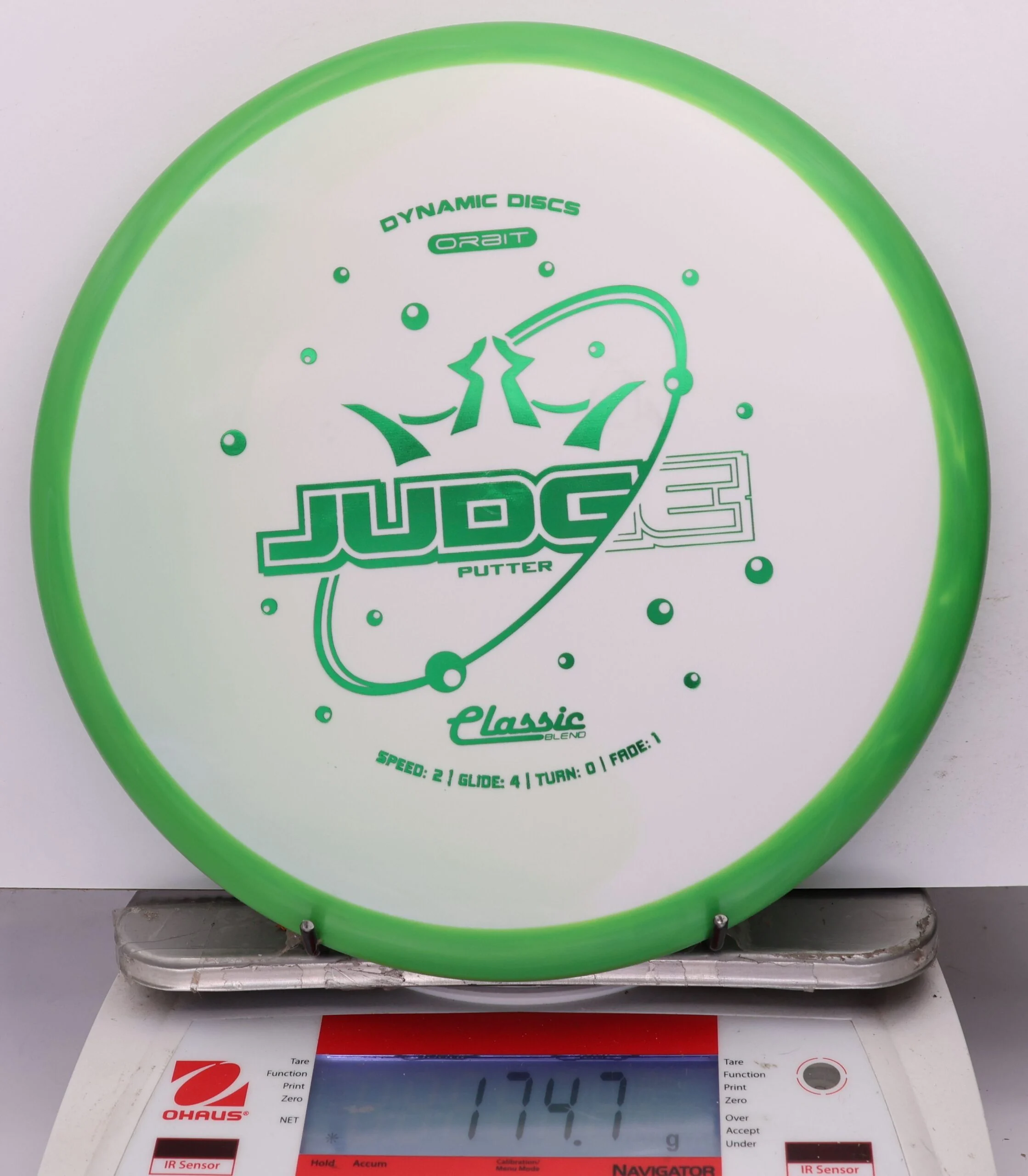 1213129 Classic Blend Orbit Judge - #476 Green-White, 175