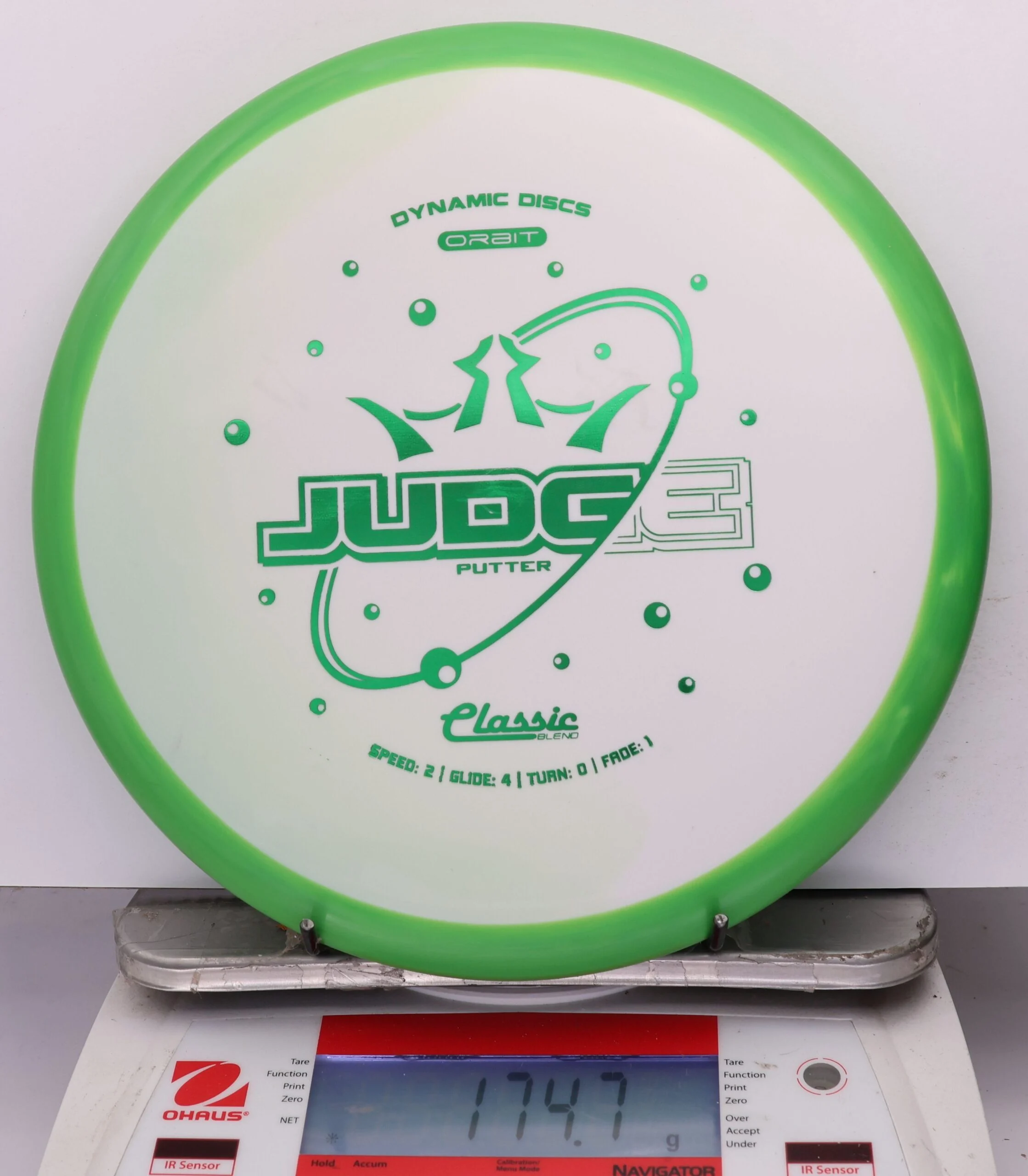 1213130 Classic Blend Orbit Judge - #477 Green-White, 175