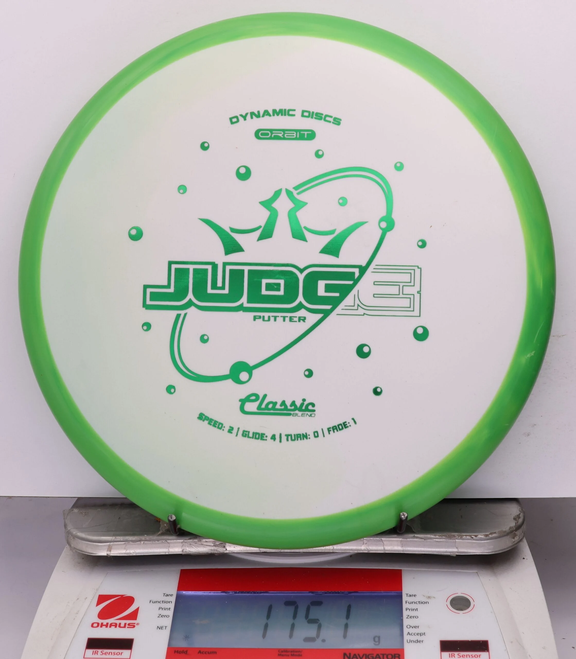 1213131 Classic Blend Orbit Judge - #478 Green-White, 175