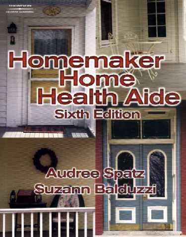 Homemaker/Home Health Aide. Text with CD-ROM for Macintosh and Windows Cover Image