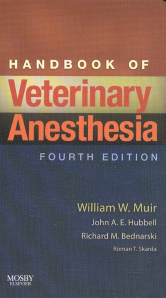 Handbook of Veterinary Anesthesia Cover Image