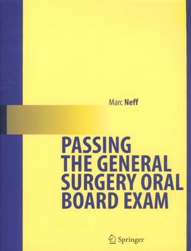 Passing the General Surgery Oral Board Exam Cover Image