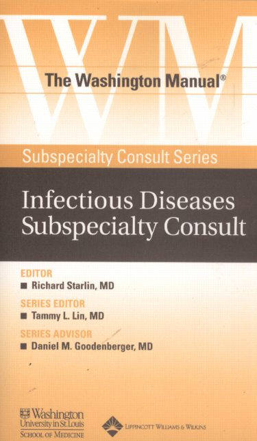 Washington Manual Infectious Diseases Subspecialty Consult Cover Image