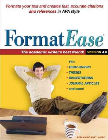 FormatEase, Version 4.0: Paper and Reference Formatting Software Cover Image