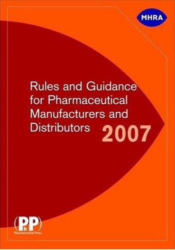 Rules and Guidance for Pharmaceutical Manufacturers and Distributors Package. Text plus CD-ROM Cover Image
