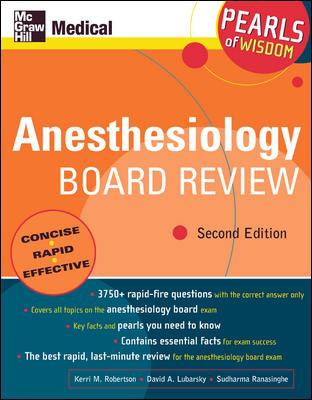Anesthesiology: Pearls of Wisdom Cover Image