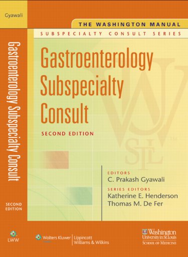 Washington Manual Gastroenterology Subspecialty Consult Cover Image