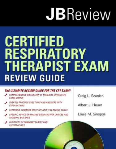 Certified Respiratory Therapist Exam Review Guide. Text with CD-ROM for Windows Cover Image