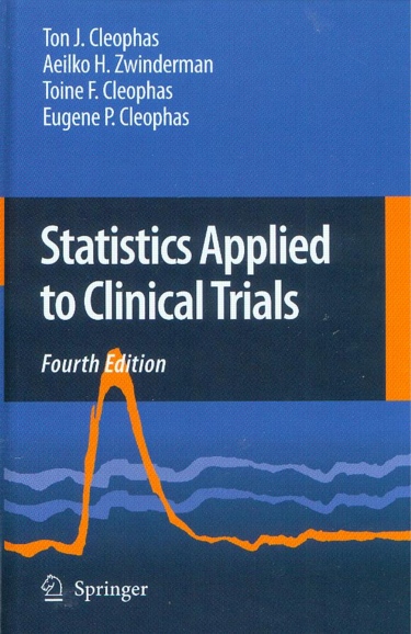 Statistics Applied to Clinical Trials Cover Image