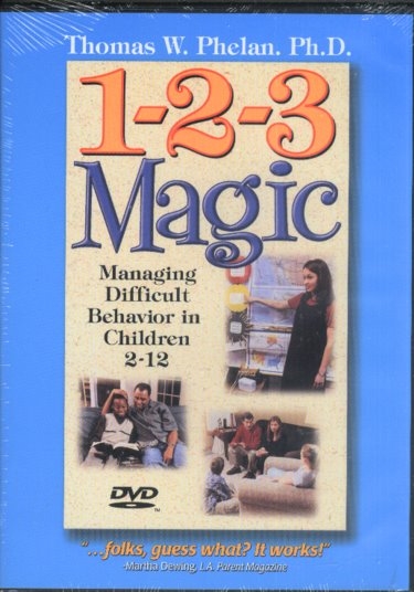 1-2-3 Magic: Managing Difficult Behavior in Children 2-12 on DVD Cover Image