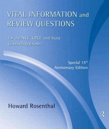 Vital Information and Review Questions for the NCE, CPCE, and State Counseling Exams on CD-ROM for Macintosh and Windows Cover Image