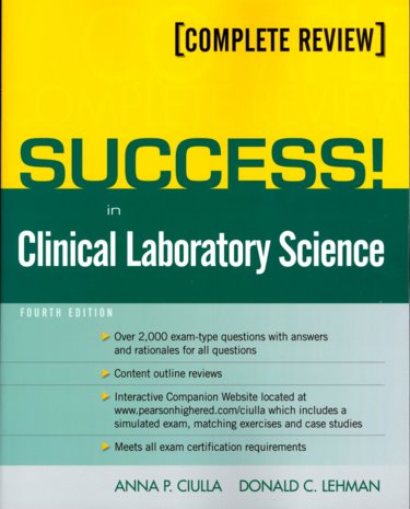 SUCCESS! in Clinical Laboratory Science. Text with Internet Access Code Cover Image