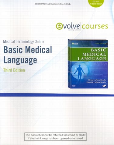 Medical Terminology Online for Basic Medical Language. Internet Access Code with Users Guide Cover Image