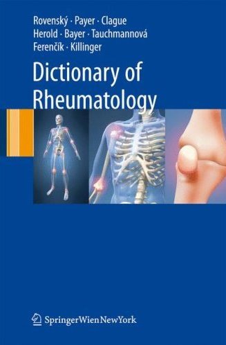 Dictionary of Rheumatology Cover Image