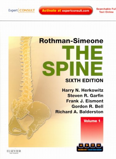 Rothman-Simeone The Spine. 2 Volume Set. Text with Internet Access Code for Expert Consult Edition Cover Image