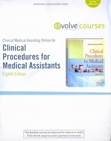 Clinical Medical Assisting Online for Clinical Procedures for Medical Assistants. Internet Access Code Cover Image