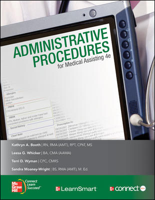 Administrative Procedures: For Medical Assisting. Text with CD-ROM Cover Image