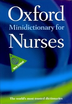 Minidictionary for Nurses Cover Image