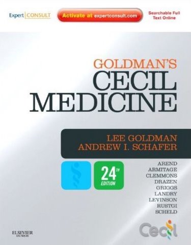 Goldmans Cecil Medicine. Text with Internet Access Code for Expert Consult Edition. Single Volume Cover Image