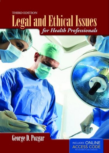 Legal and Ethical Issues for Health Professionals. Text with Internet Access Code for Companion Website Cover Image