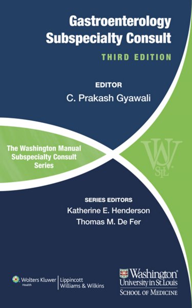 Washington Manual Gastroenterology Subspecialty Consult Cover Image