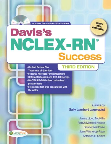 Daviss NCLEX-RN Success. Text with CD-ROM for Macintosh and Windows Cover Image