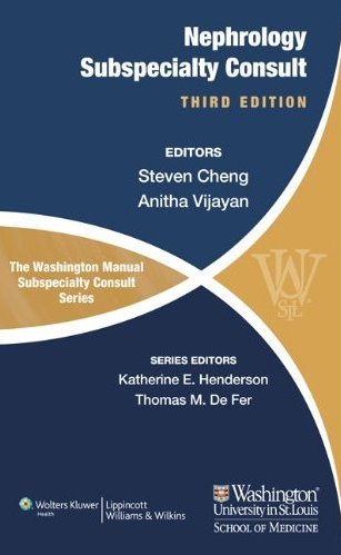 Washington Manual of Nephrology Subspecialty Consult Cover Image