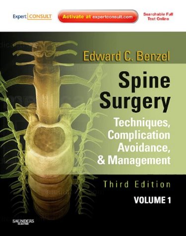 Spine Surgery: Techniques, Complication Avoidance, and Management. 2 Volume Set. Text with Internet Access Code for Expert Consult Edition Cover Image