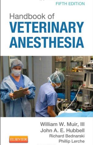 Handbook of Veterinary Anesthesia Cover Image