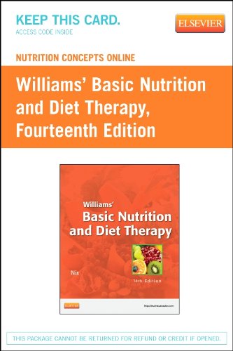 Nutrition Concepts Online for Williams Basic Nutrition and Diet Therapy. Access Code Cover Image