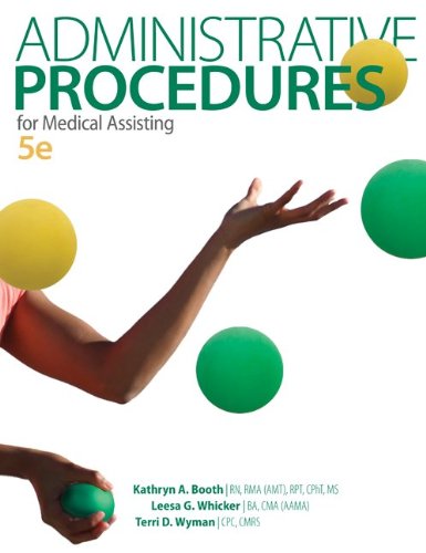 Administrative Procedures: For Medical Assisting Cover Image