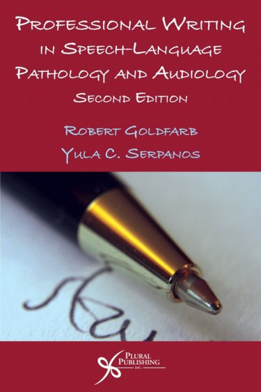 Professional Writing in Speech-Language Pathology and Audiology Cover Image