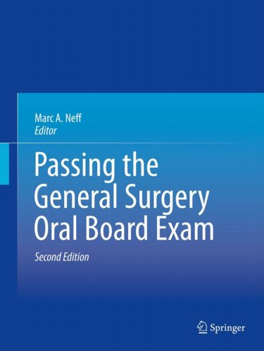 Passing the General Surgery Oral Board Exam Cover Image