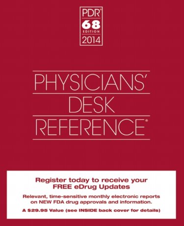Physicians Desk Reference 2014 (Retail Package Edition). Text with Access Code for free eDrug Updates Cover Image