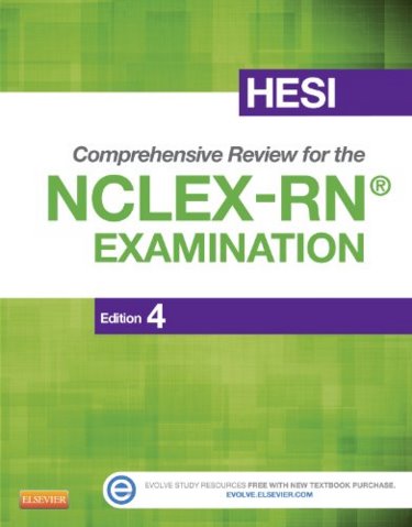 HESI Comprehensive Review for the NCLEX-RN Examination. Text with Access Code Cover Image