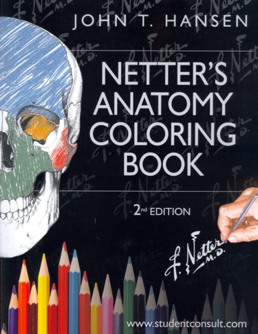 Netters Anatomy Coloring Book. Text with Access Code (Student Consult) Cover Image