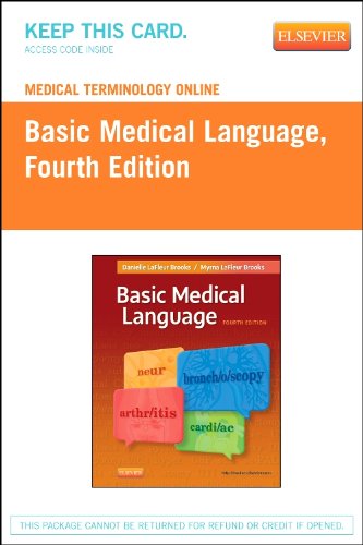 Medical Terminology Online for Basic Medical Language. Internet Access Code with Users Guide Cover Image