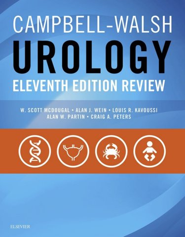 Campbell-Walsh Urology Eleventh Edition Review. Text with Access Code (Expert Consult) Cover Image