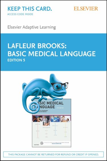 Elsevier Adaptive Learning for Basic Medical Language. Access Code Cover Image