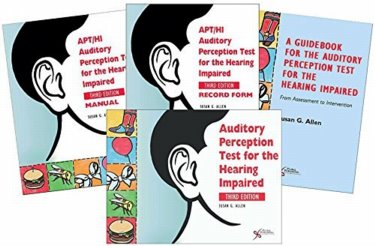 Auditory Perception Test for the Hearing Impaired Kit. Includes Test Manual, Guidebook and Instruction Manual Cover Image
