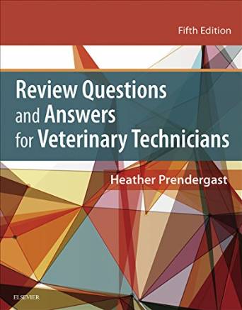 Review Questions and Answers for Veterinary Technicians. Text with Access Code Cover Image