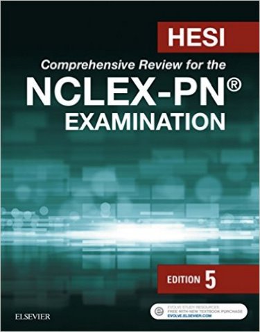 HESI Comprehensive Review for the NCLEX-PN Examination. Text with Access Code Cover Image