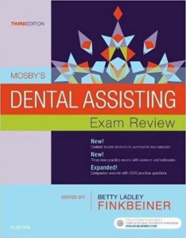 Mosbys Dental Assisting: Exam Review. Text with Access Code Cover Image
