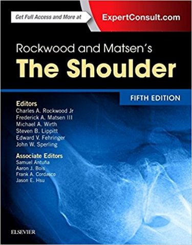 Rockwood and Matsens: The Shoulder. Text with Access Code (Expert Consult) Cover Image