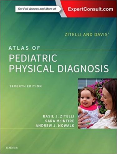 Zitelli and Davis Atlas of Pediatric Physical Diagnosis. Text with Access Code (Expert Consult) Cover Image