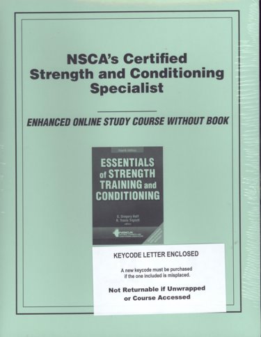 NSCAs Certified Strength and Conditioning Specialist Review Guide: Enhanced Online Study Course Without Book. Access Code Cover Image