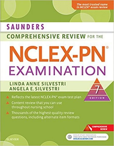 Saunders Comprehensive Review for NCLEX-PN Examination. Text with Access Code Cover Image