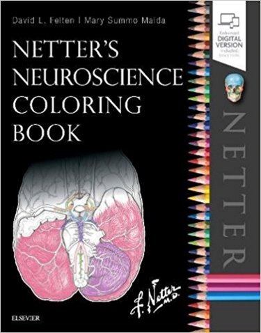 Netters Neuroscience Coloring Book. Text with Access Code Cover Image