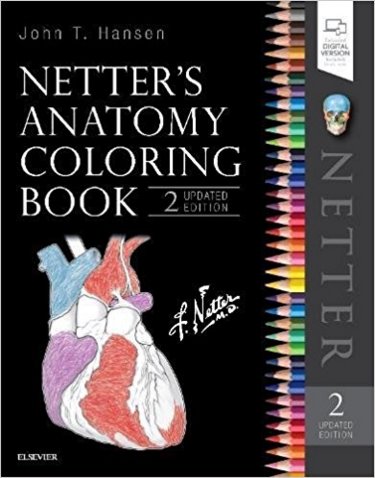 Netters Anatomy Coloring Book Cover Image